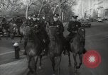Image of New York City policemen on horseback New York City USA, 1939, second 57 stock footage video 65675032803