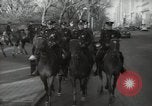 Image of New York City policemen on horseback New York City USA, 1939, second 58 stock footage video 65675032803