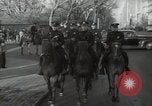 Image of New York City policemen on horseback New York City USA, 1939, second 59 stock footage video 65675032803
