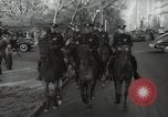 Image of New York City policemen on horseback New York City USA, 1939, second 60 stock footage video 65675032803