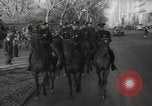 Image of New York City policemen on horseback New York City USA, 1939, second 62 stock footage video 65675032803