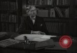 Image of British art critic Herbert Read London England United Kingdom, 1950, second 6 stock footage video 65675032809