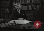 Image of British art critic Herbert Read London England United Kingdom, 1950, second 9 stock footage video 65675032809