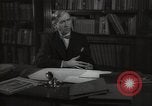 Image of British art critic Herbert Read London England United Kingdom, 1950, second 10 stock footage video 65675032809