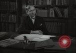 Image of British art critic Herbert Read London England United Kingdom, 1950, second 11 stock footage video 65675032809