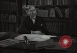 Image of British art critic Herbert Read London England United Kingdom, 1950, second 13 stock footage video 65675032809
