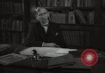 Image of British art critic Herbert Read London England United Kingdom, 1950, second 14 stock footage video 65675032809