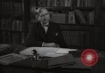 Image of British art critic Herbert Read London England United Kingdom, 1950, second 17 stock footage video 65675032809