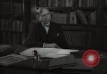 Image of British art critic Herbert Read London England United Kingdom, 1950, second 18 stock footage video 65675032809