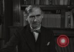Image of British art critic Herbert Read London England United Kingdom, 1950, second 28 stock footage video 65675032809
