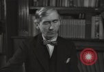 Image of British art critic Herbert Read London England United Kingdom, 1950, second 30 stock footage video 65675032809