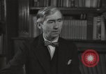 Image of British art critic Herbert Read London England United Kingdom, 1950, second 31 stock footage video 65675032809