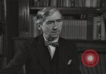 Image of British art critic Herbert Read London England United Kingdom, 1950, second 32 stock footage video 65675032809