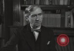 Image of British art critic Herbert Read London England United Kingdom, 1950, second 34 stock footage video 65675032809