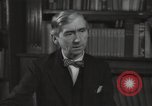 Image of British art critic Herbert Read London England United Kingdom, 1950, second 35 stock footage video 65675032809