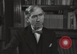 Image of British art critic Herbert Read London England United Kingdom, 1950, second 37 stock footage video 65675032809