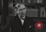 Image of British art critic Herbert Read London England United Kingdom, 1950, second 38 stock footage video 65675032809
