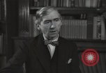 Image of British art critic Herbert Read London England United Kingdom, 1950, second 42 stock footage video 65675032809