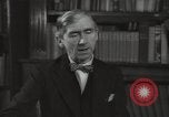 Image of British art critic Herbert Read London England United Kingdom, 1950, second 43 stock footage video 65675032809
