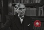 Image of British art critic Herbert Read London England United Kingdom, 1950, second 45 stock footage video 65675032809