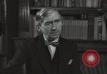 Image of British art critic Herbert Read London England United Kingdom, 1950, second 47 stock footage video 65675032809
