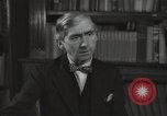 Image of British art critic Herbert Read London England United Kingdom, 1950, second 48 stock footage video 65675032809
