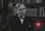 Image of British art critic Herbert Read London England United Kingdom, 1950, second 49 stock footage video 65675032809