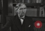 Image of British art critic Herbert Read London England United Kingdom, 1950, second 51 stock footage video 65675032809