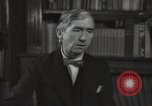 Image of British art critic Herbert Read London England United Kingdom, 1950, second 53 stock footage video 65675032809