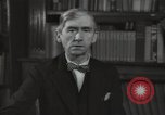 Image of British art critic Herbert Read London England United Kingdom, 1950, second 54 stock footage video 65675032809