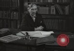 Image of British art critic Herbert Read London England United Kingdom, 1950, second 58 stock footage video 65675032809