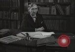 Image of British art critic Herbert Read London England United Kingdom, 1950, second 60 stock footage video 65675032809