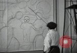 Standbild Diego Rivera Detroit Michigan USA, 1932, aus Sekunde 54 historischem Filmmaterial Videoclip 65675032814
