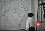 Standbild Diego Rivera Detroit Michigan USA, 1932, aus Sekunde 56 historischem Filmmaterial Videoclip 65675032814