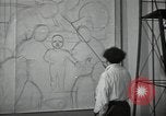 Standbild Diego Rivera Detroit Michigan USA, 1932, aus Sekunde 59 historischem Filmmaterial Videoclip 65675032814
