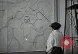 Standbild Diego Rivera Detroit Michigan USA, 1932, aus Sekunde 60 historischem Filmmaterial Videoclip 65675032814