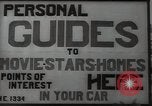 Image of Tour service for Hollywood stars homes Hollywood California USA, 1936, second 6 stock footage video 65675032819