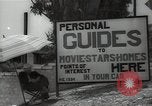 Image of Tour service for Hollywood stars homes Hollywood California USA, 1936, second 7 stock footage video 65675032819