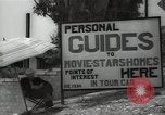Image of Tour service for Hollywood stars homes Hollywood California USA, 1936, second 8 stock footage video 65675032819