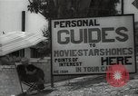 Image of Tour service for Hollywood stars homes Hollywood California USA, 1936, second 9 stock footage video 65675032819
