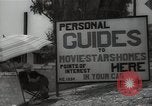 Image of Tour service for Hollywood stars homes Hollywood California USA, 1936, second 12 stock footage video 65675032819
