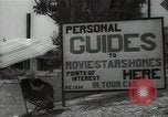 Image of Tour service for Hollywood stars homes Hollywood California USA, 1936, second 13 stock footage video 65675032819