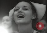 Image of fundamentalist revival at Angelus Temple Foursquare Church Los Angeles California USA, 1936, second 1 stock footage video 65675032820