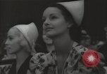Image of fundamentalist revival at Angelus Temple Foursquare Church Los Angeles California USA, 1936, second 14 stock footage video 65675032820