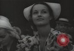 Image of fundamentalist revival at Angelus Temple Foursquare Church Los Angeles California USA, 1936, second 16 stock footage video 65675032820