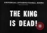 Image Faits saillants de la vie du roi George VI Royaume-Uni, 1952, de la seconde 17 séquences d'archives historiques vidéo 65675032847