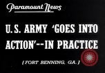 Image of US Army war practice before World War 2 Fort Benning Georgia USA, 1938, second 7 stock footage video 65675032863