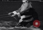Image of Santa Claus on water skis Miami Florida USA, 1937, second 7 stock footage video 65675032891