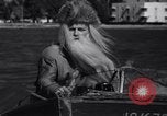 Image of Santa Claus on water skis Miami Florida USA, 1937, second 11 stock footage video 65675032891