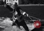 Image of Santa Claus on water skis Miami Florida USA, 1937, second 13 stock footage video 65675032891